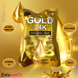 24k Gold Whitening Soap